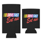 Drive Fast Eat Ass Beer Funny Beer Can Cooler Holder Sleeve
