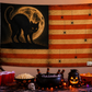 Vintage Black Cat Halloween Flag | Spooky 3x5 Fall Porch Flag