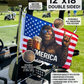 'Merica Bigfoot Golf Cart Flag | Double Sided 12x18 Patriotic Golf Cart Flag