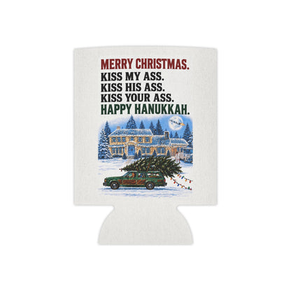 Merry Christmas Kiss My Ass Can Cooler – Regular or Slim