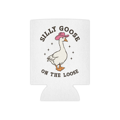 Silly Goose On The Loose Funny Beer Can Cooler Holder Sleeve