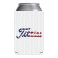 Titties Beer Golf Can Cooler Holder Sleeve (Red/White/Blue text)