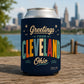 Greetings From Cleveland Ohio Can Cooler