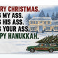 Merry Christmas Kiss My Ass Funny Christmas Flag – 3x5 Ft