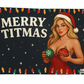 Merry Titmas Funny Christmas Flag 3x5 Wall Decor Funn wall Banner