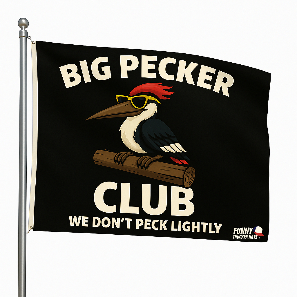 Big Pecker Club Funny Flag 3x5 Wall Decor Funny wall Banner
