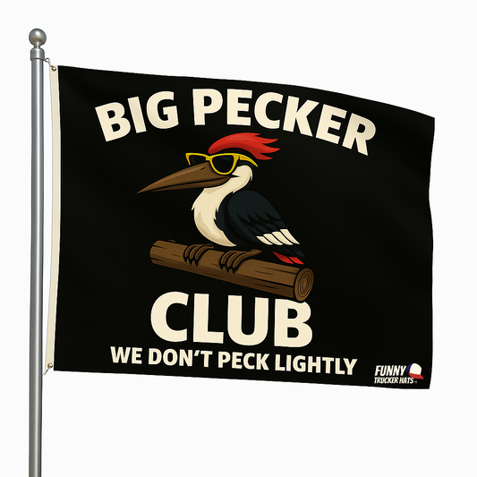 Big Pecker Club Funny Flag 3x5 Wall Decor Funny wall Banner