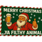 Merry Christmas Ya Filthy Animal Funny Flag 3x5 Wall Decor wall Banner