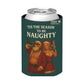 'Tis The Season To Be Naughty Funny Christmas Beer Can Cooler Holder Sleeve
