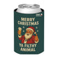 Merry Christmas Ya Filthy Animal Funny Beer Can Cooler Holder Sleeve