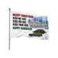 Merry Christmas Kiss My Ass Funny Christmas Flag – 3x5 Ft