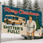 Merry Christmas Shitters Full Funny Flag 3x5 Wall Decor Funn wall Banner