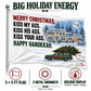 Merry Christmas Kiss My Ass Funny Christmas Flag – 3x5 Ft