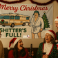 Merry Christmas Shitters Full Funny Flag 3x5 Wall Decor Funn wall Banner