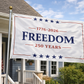 Freedom Flag 250 years American Flag 3x5 Wall Decor Banner