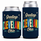 Greetings From Cleveland Ohio Can Cooler