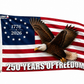 250 Years Of Freedom American Flag 3x5 Wall Decor Banner