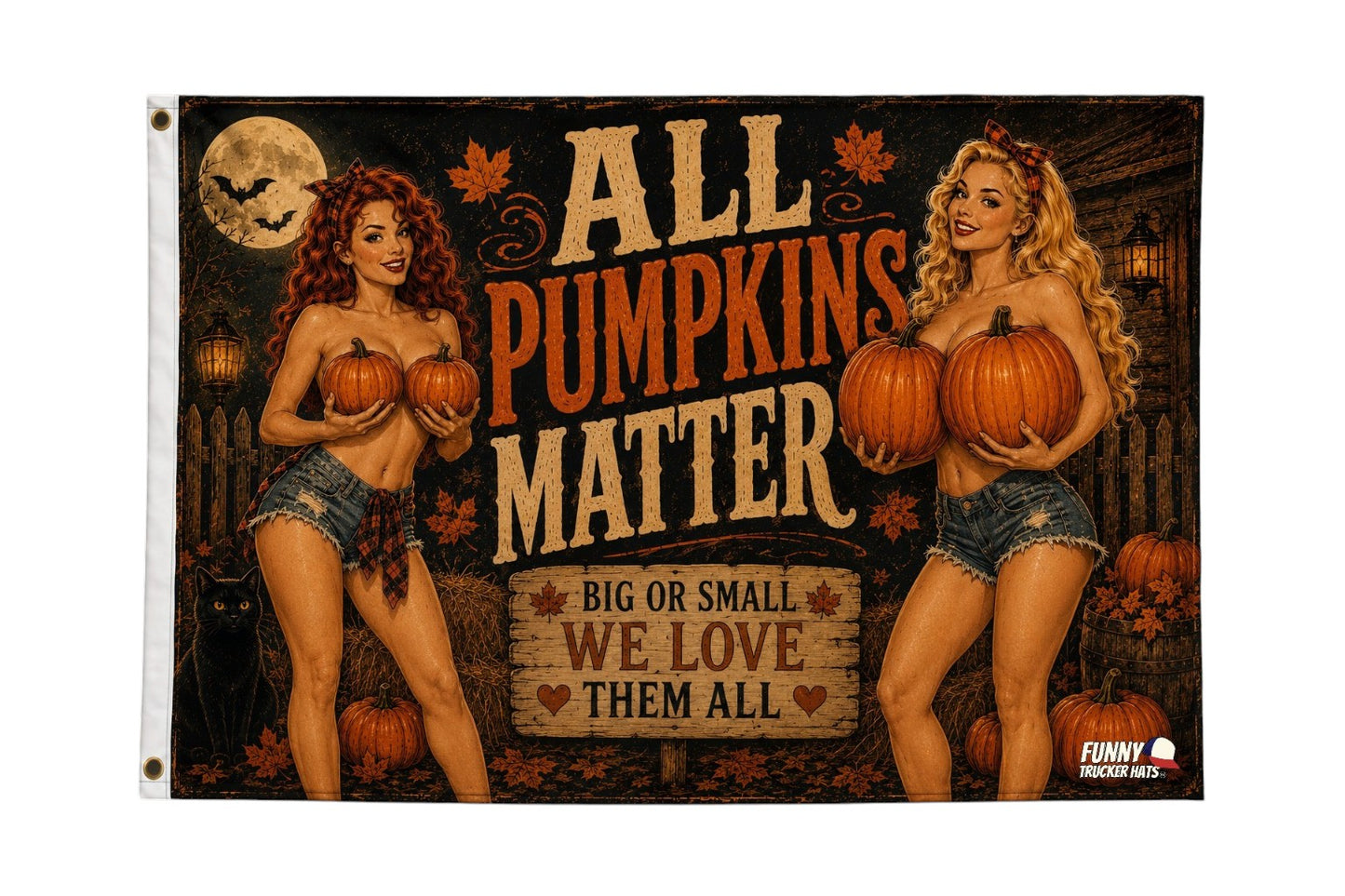 All Pumpkins Matter Halloween Flag | Funny 3x5 Fall Porch Flag
