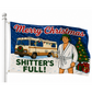 Merry Christmas Shitters Full Funny Flag 3x5 Wall Decor Funn wall Banner