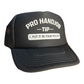 Pro Handjob Tip Trucker Hat Funny Trucker Hat Black