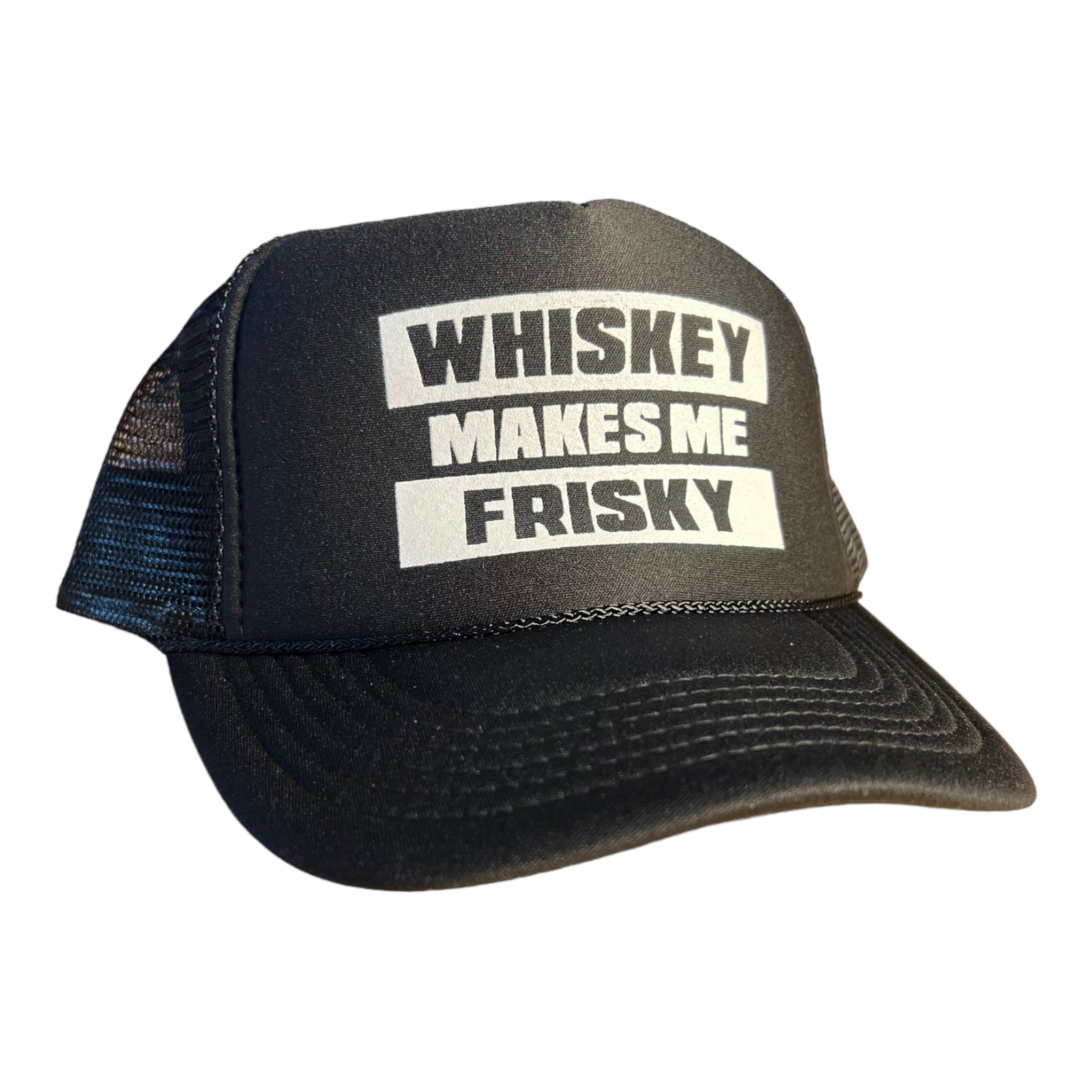 Frisky Trucker Hat Funny Trucker Hat Black – FunnyTruckerHats
