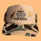 I Hunt White Tails Year Round Trucker Hat Funny Trucker Hat Camo