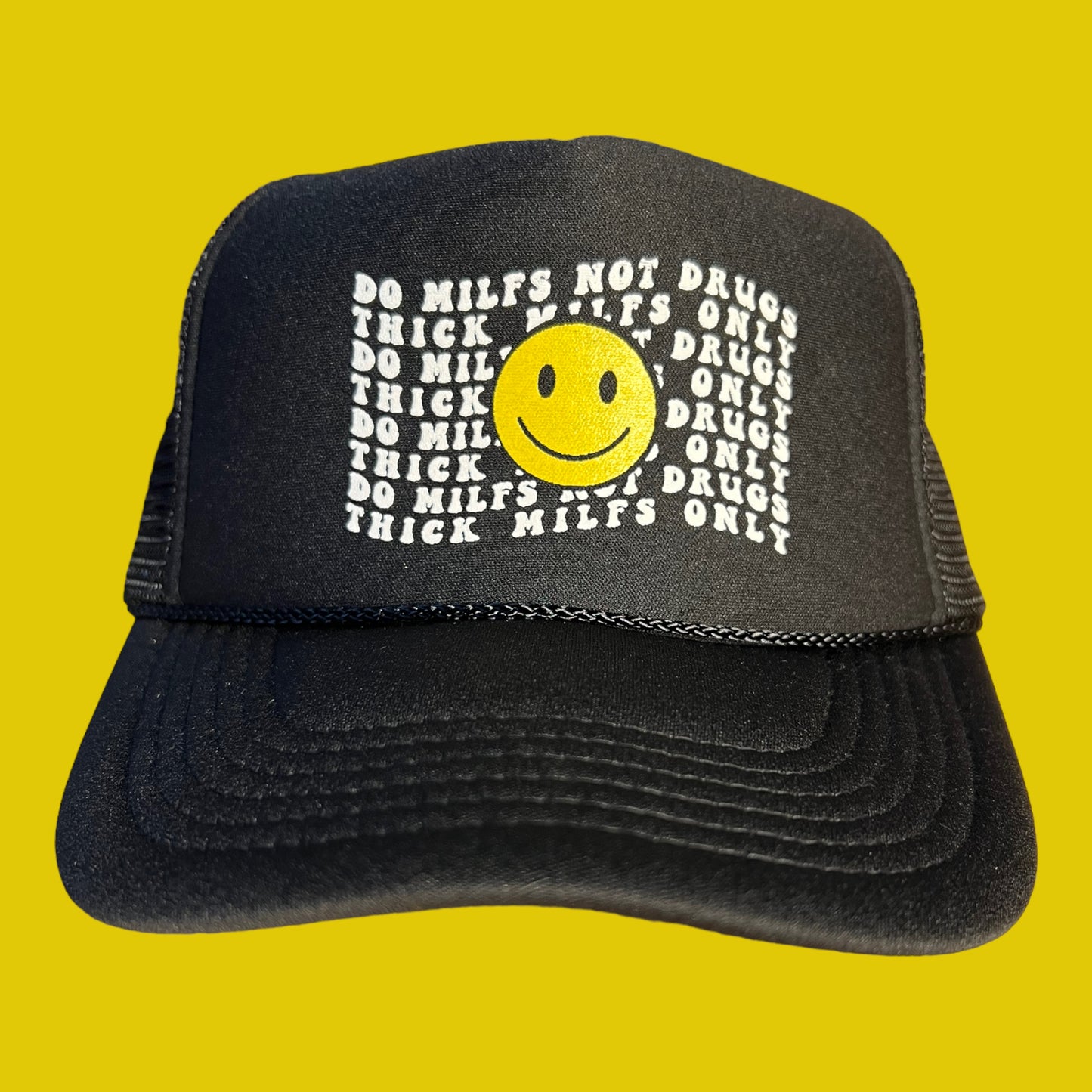 Do MILFS Thick MILFS only Trucker Hat Funny Trucker Hat Black