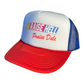 Raise Hell Praise Dale Trucker Hat Funny Trucker Hat Red/White/Blue
