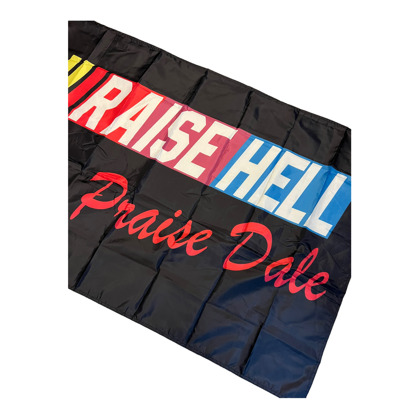Raise Hell Praise Dale Flag 3x5 Wall Decor Banner Nascar Dale Earnhardt Flag