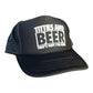 Titties and Beer That's Why I'm Here Trucker Hat Funny Trucker Hat Black