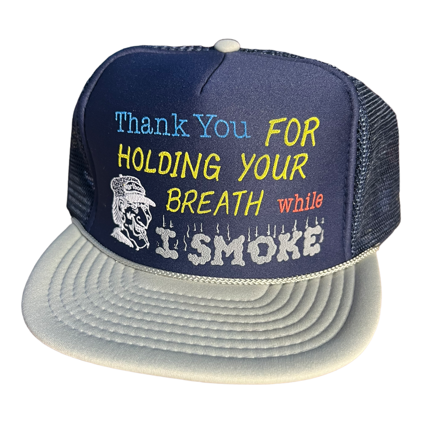 Vintage Thanks For Holding Your Breath Trucker Hat Funny Trucker Hat