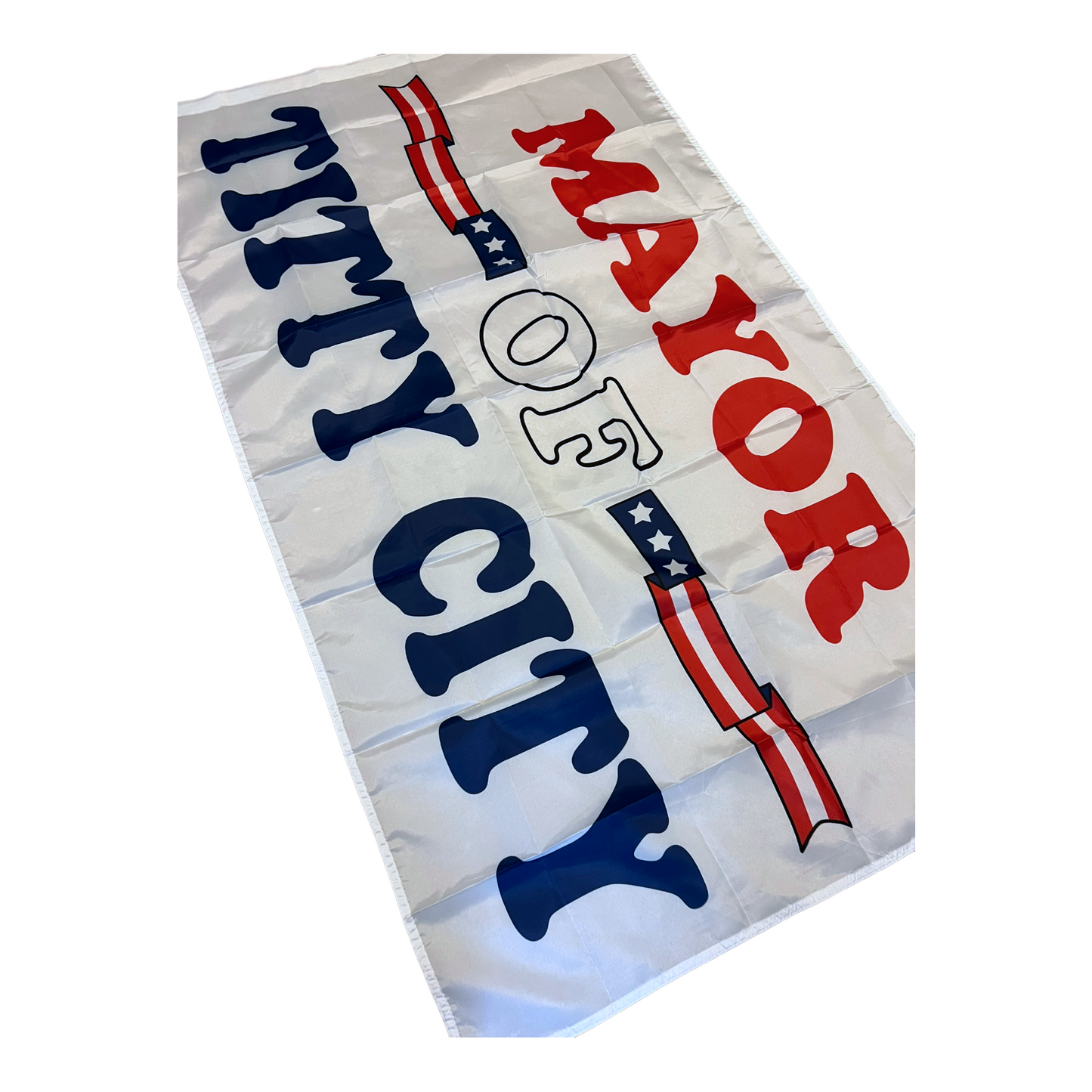 Mayor Of Titty City Flag 3x5 Wall Decor Banner Red/White/Blue #2