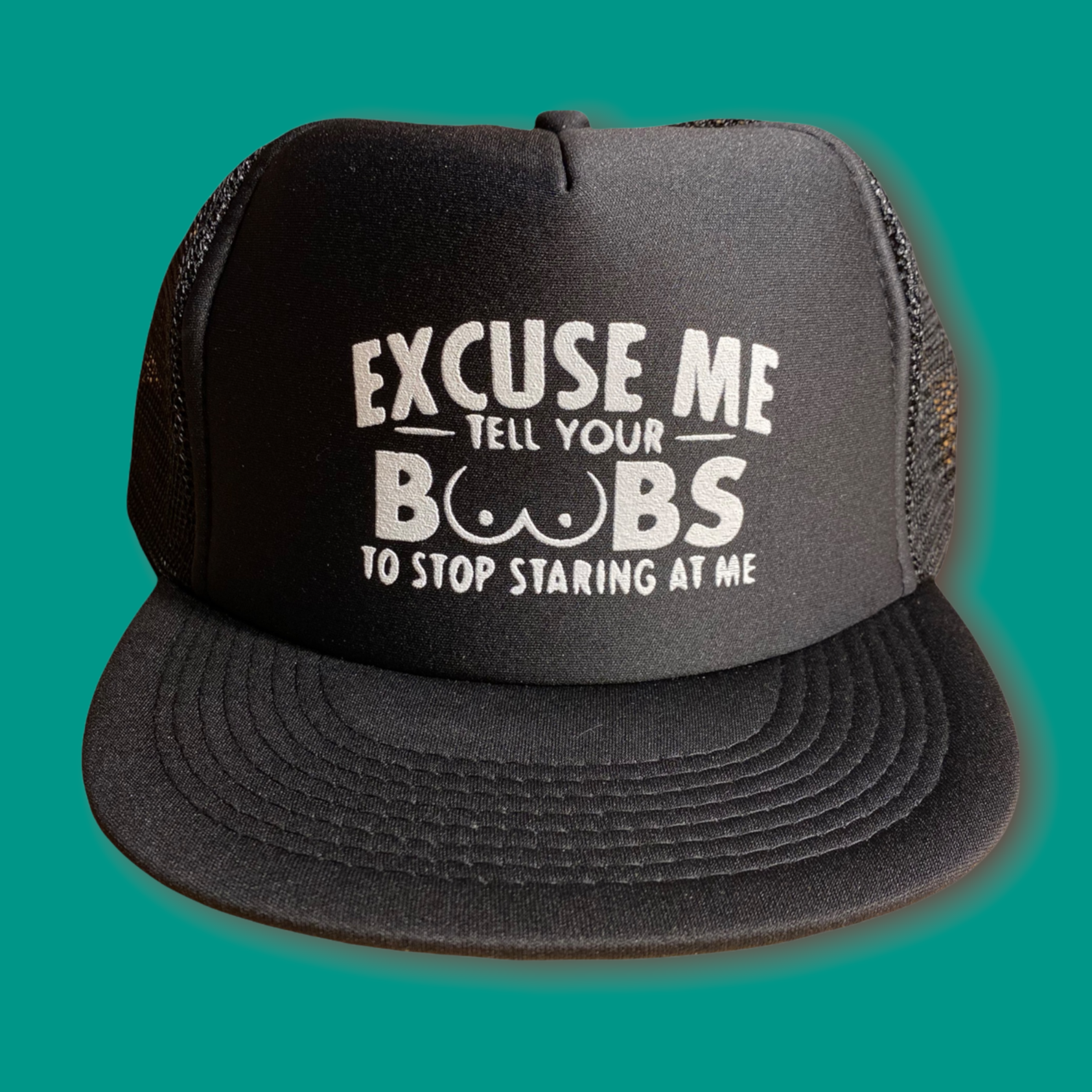 Funny Boobies Trucker Hat Funny Trucker Hat Black – FunnyTruckerHats