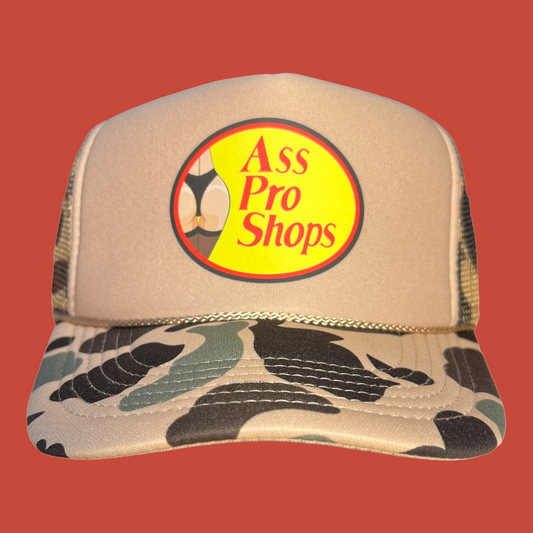 Ass Pro Shops Trucker Hat Funny Trucker Hat Camo