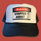 Funny Dancer Party Trucker Hat Funny Trucker Hat Black/White