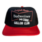 Vintage Budweiser 5000 Gallon Club Certified Member Trucker Hat Funny Hat